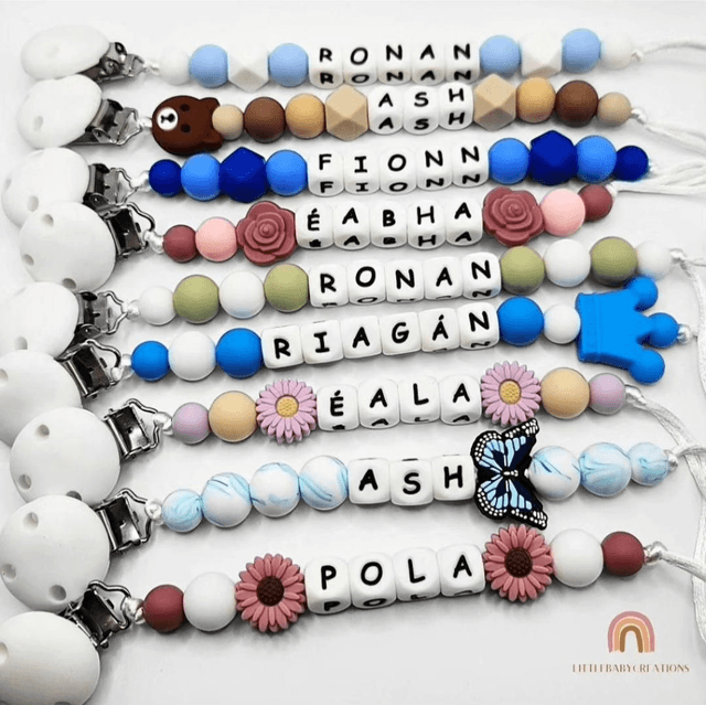 Personalised soother clip