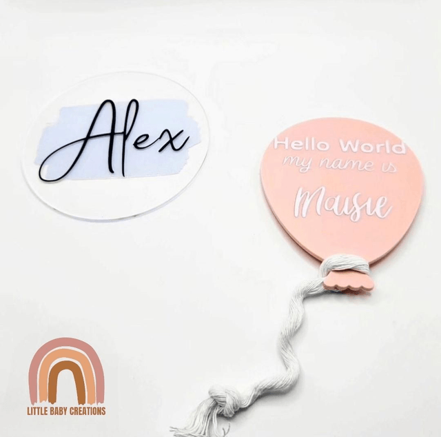 Acrylic plaques