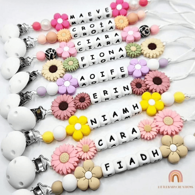 Personalised soother clip