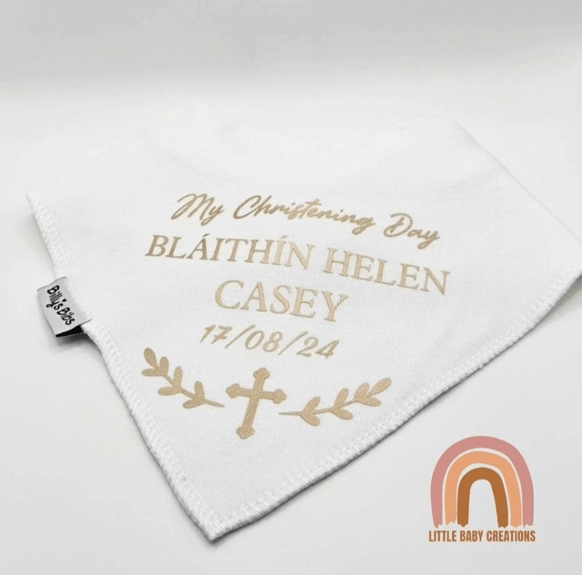 Christening bibs