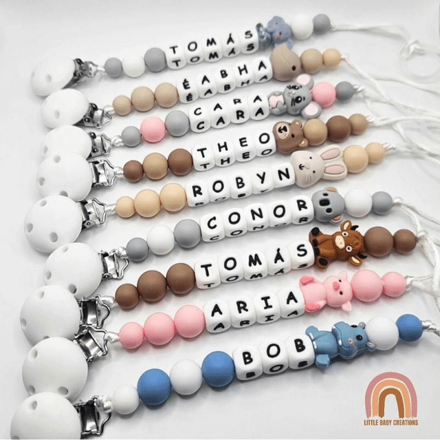 Personalised soother clip